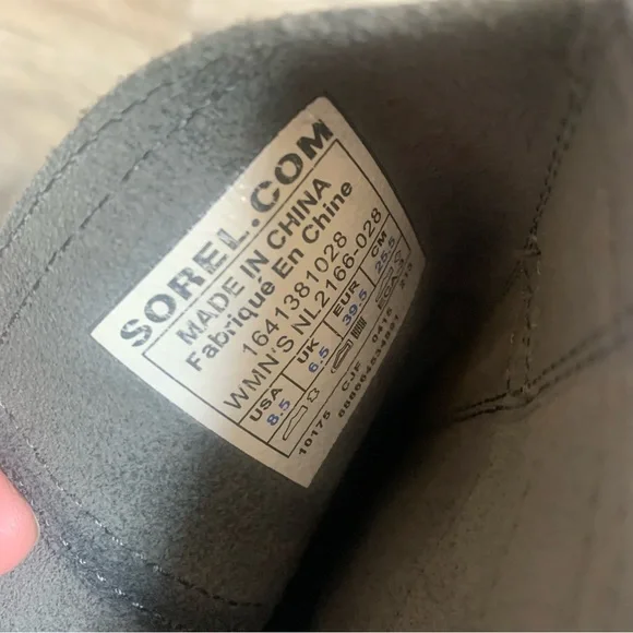 Sorel Major Pull On Buckle Suede Leather Contrast Boots - Picture 9 of 16